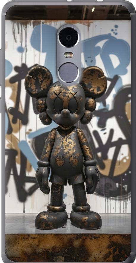 Чехол на Xiaomi Redmi Note 4 Bronze kaws v2 (6098u-352-42517)