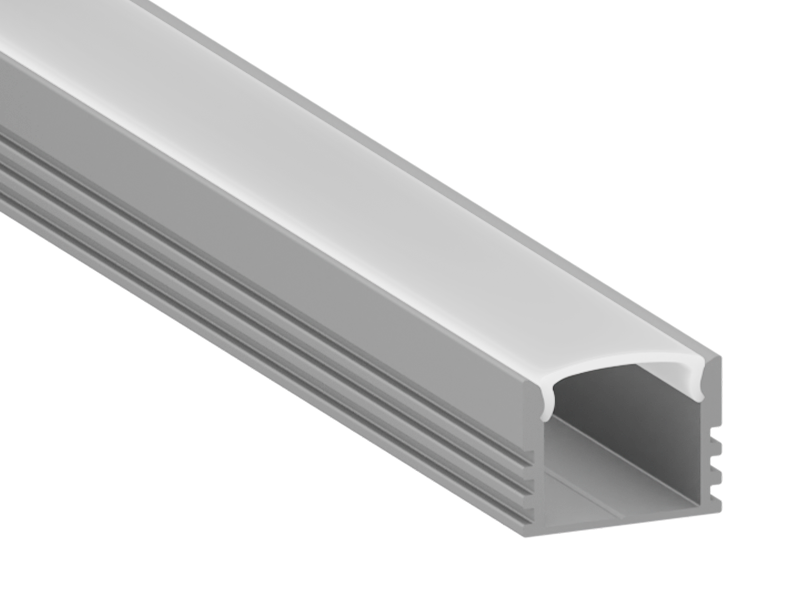 Профиль алюминиевый анодированный LEDUA АЛ-52 + рассеиватель для LED ленты накладной 2 м (6413) Профиль алюминиевый анодированный LEDUA АЛ-52 + рассеиватель для LED ленты накладной 2 м (6413)