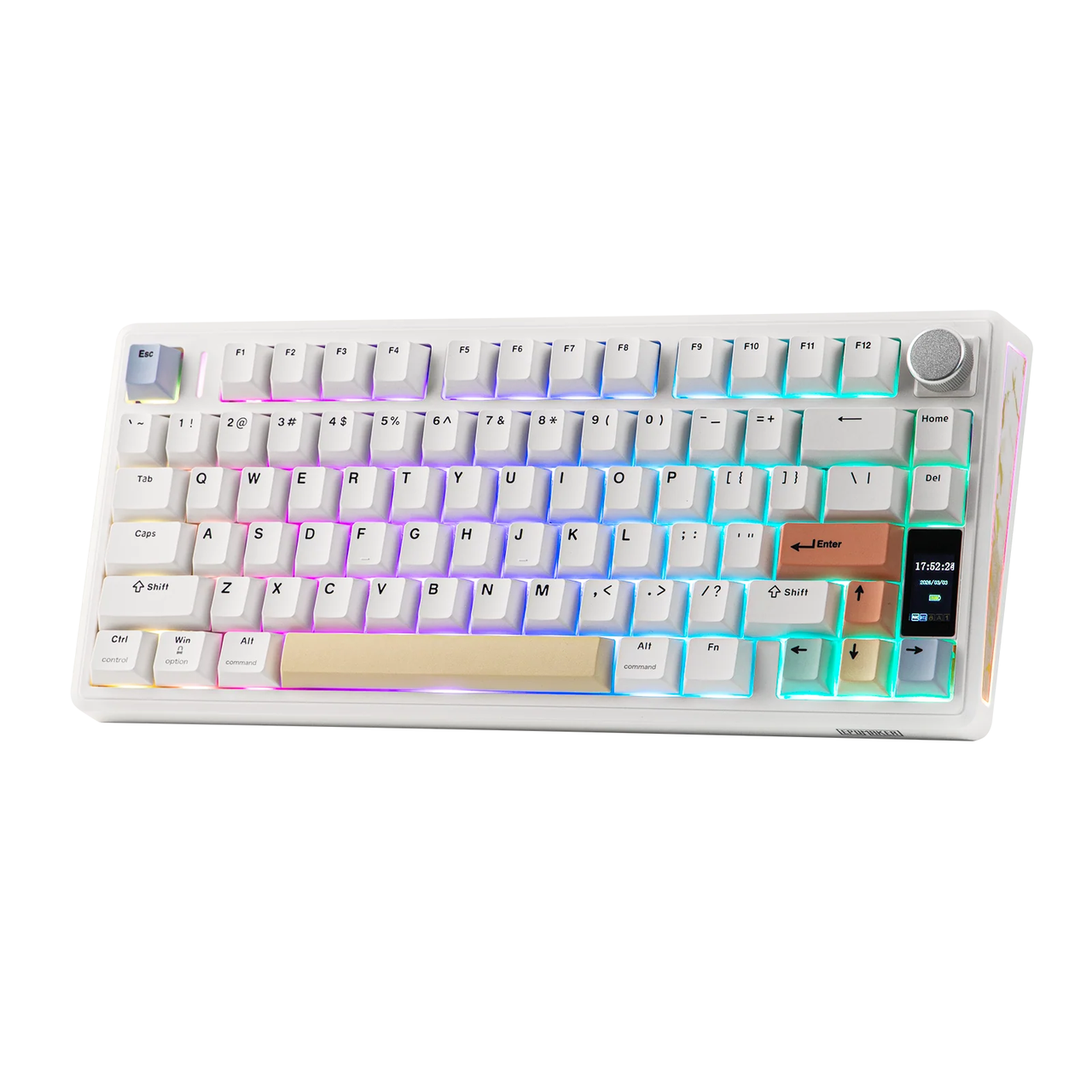 Клавиатура беспроводная EPOMAKER TH80 V2 PRO Sea Salt Silent V2 Switch White (2000247)