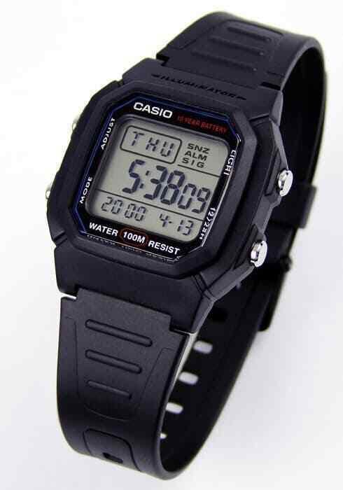 Годинник електронний водонепроникний Casio W-800H-1A (1141-0059) - фото 5 Годинник електронний водонепроникний Casio W-800H-1A (1141-0059) - фото 5