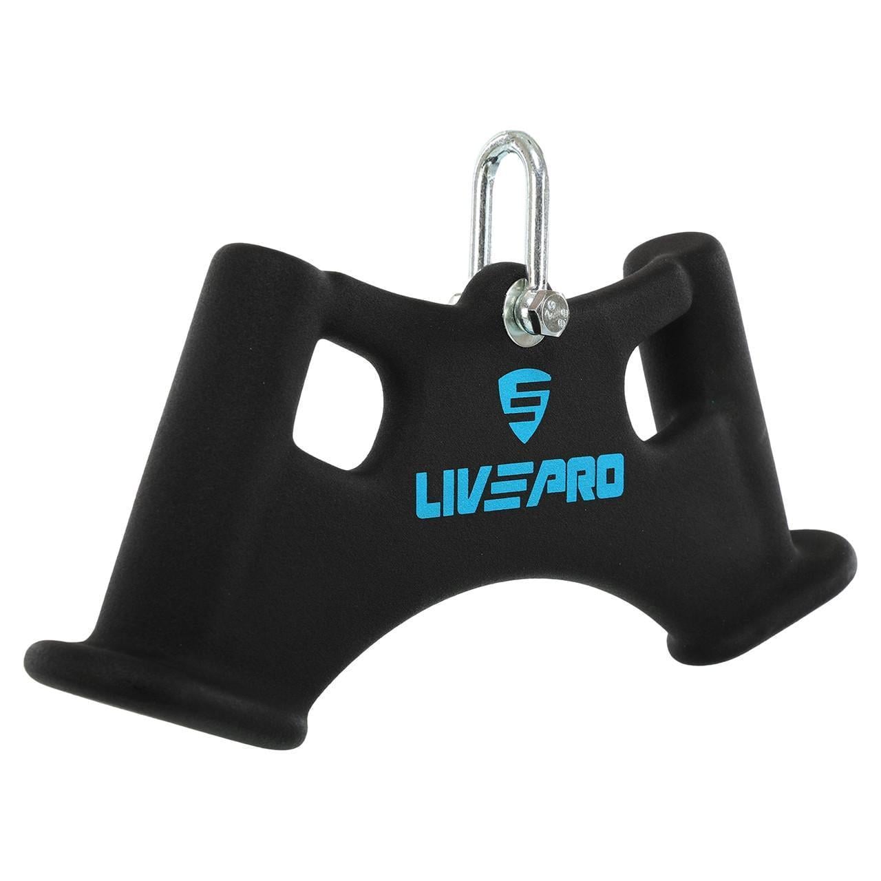 Рукоятка для тяги вниз з вузьким хватом Triceps grip нековзне покриття LiveUp LP8325 Чорний (2532856720)