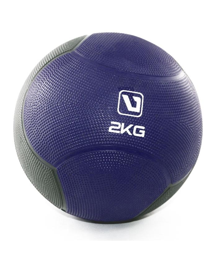 Медбол LiveUp MEDICINE BALL УНІ 2 кг-216 мм Фіолетовий/Сірий (LS3006F-2)