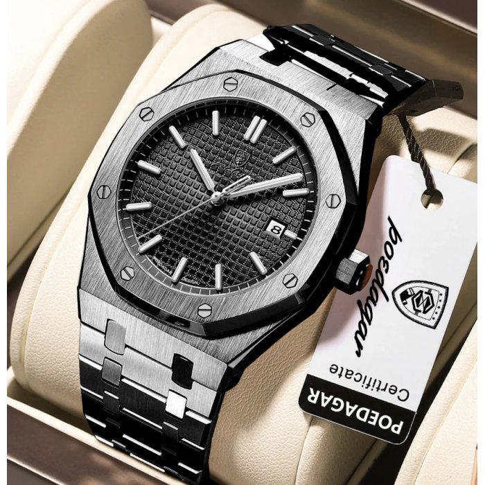 Наручний годинник чоловічий Poedagar Morion Black (1875) - фото 2 Наручний годинник чоловічий Poedagar Morion Black (1875) - фото 2