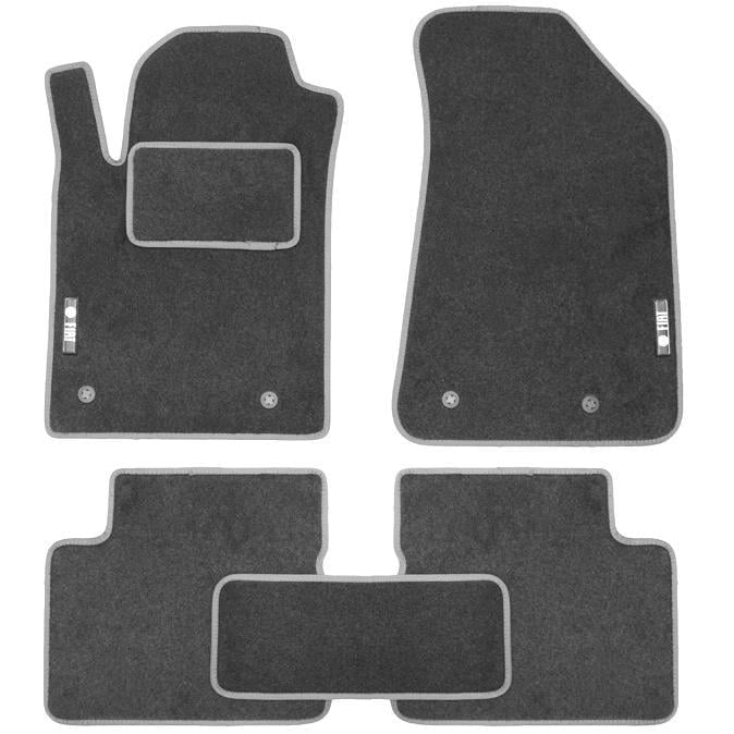 Коврики в салон для Skoda Karoq 2018+ текстильные Серый