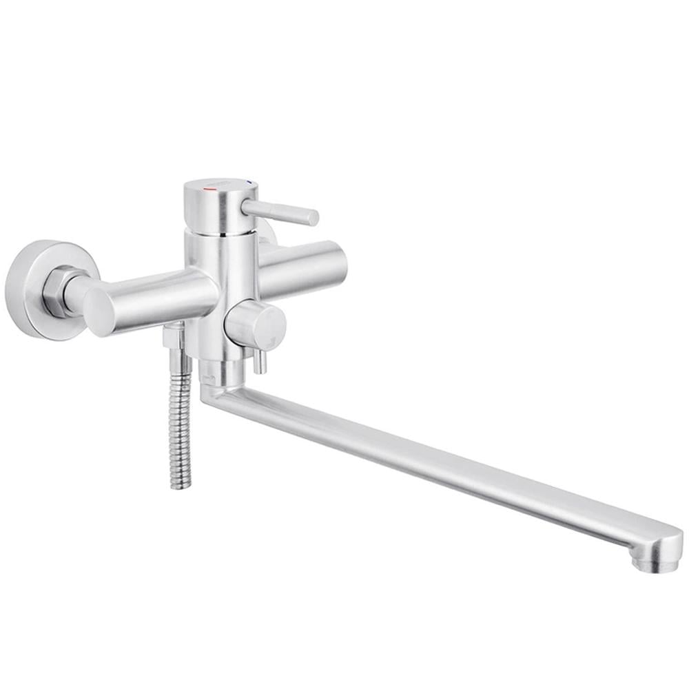 Смеситель для ванны Kroner Edelstahl Klassisch-ESG070 с душевой гарнитурой (300904)