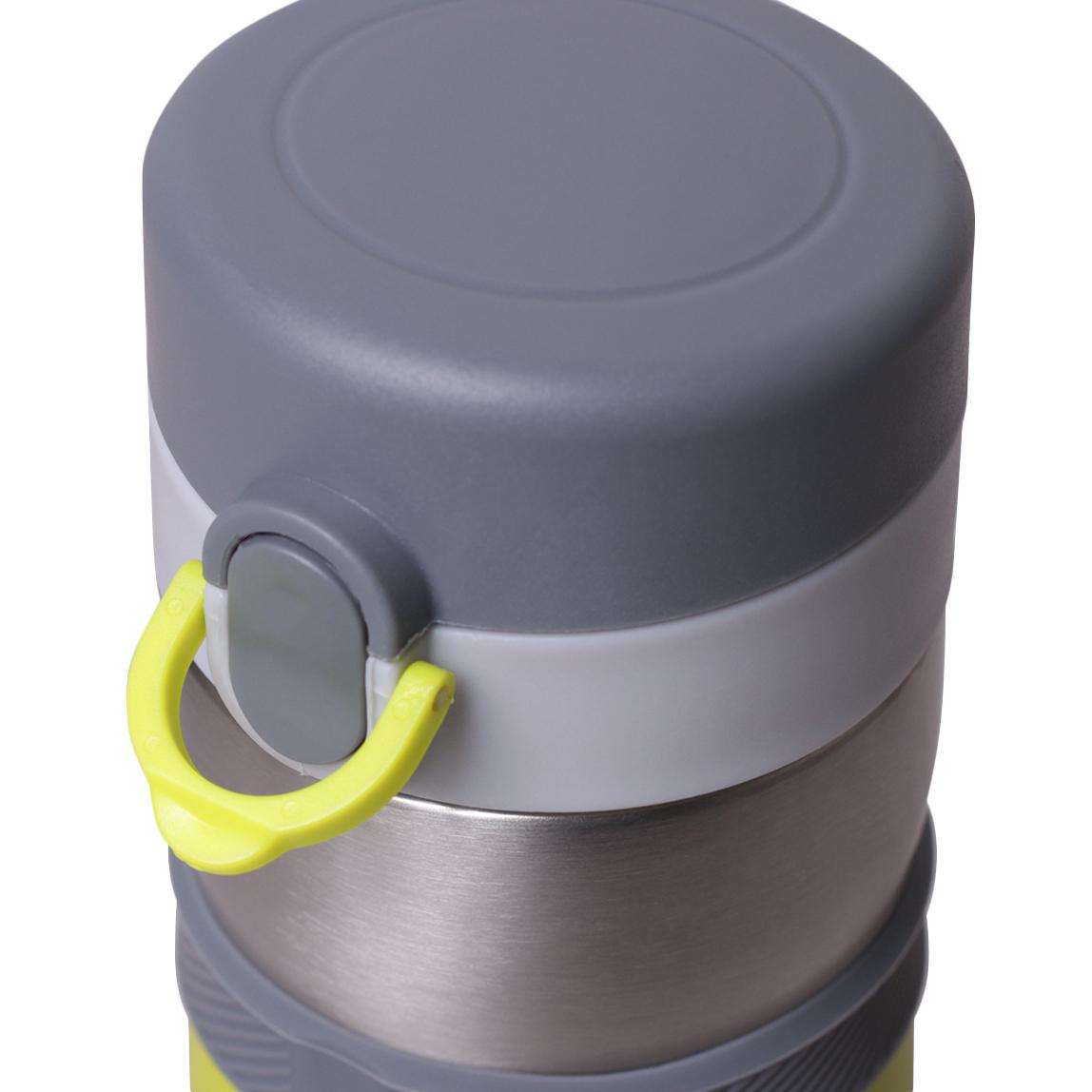 Термос-бутылка Kamille из нержавеющей стали 400 мл Желтый (14897099) - фото 3