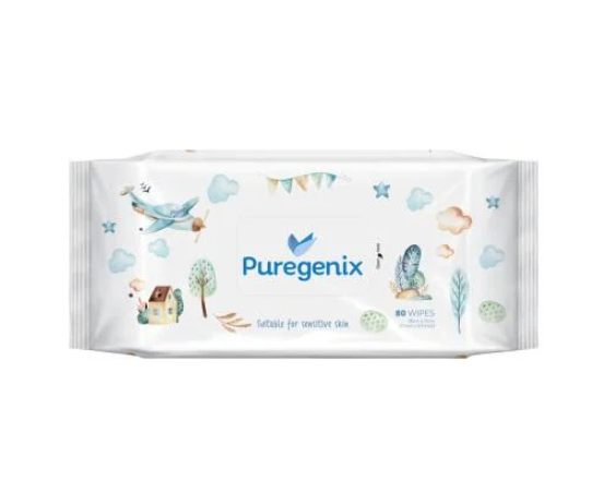 Вологі серветки для дітей Puregenix 80 шт. (422702)