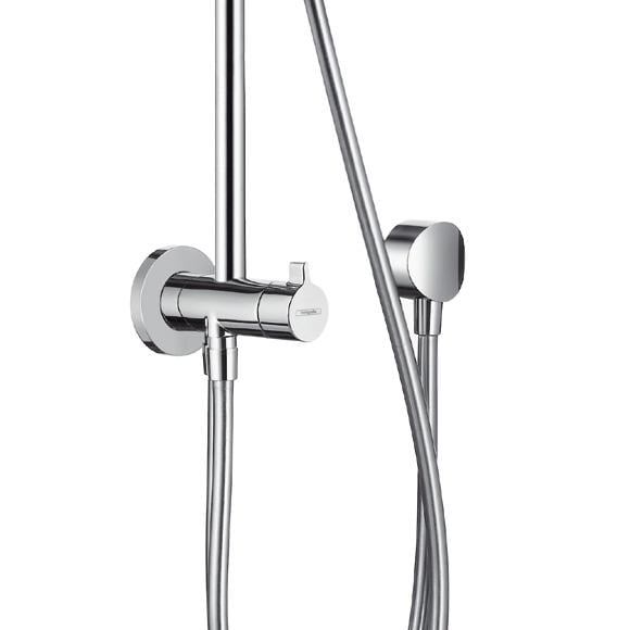 Душевая система без смесителя Hansgrohe Croma 220 Showerpipe Reno 27224000 Хром (84096) - фото 5