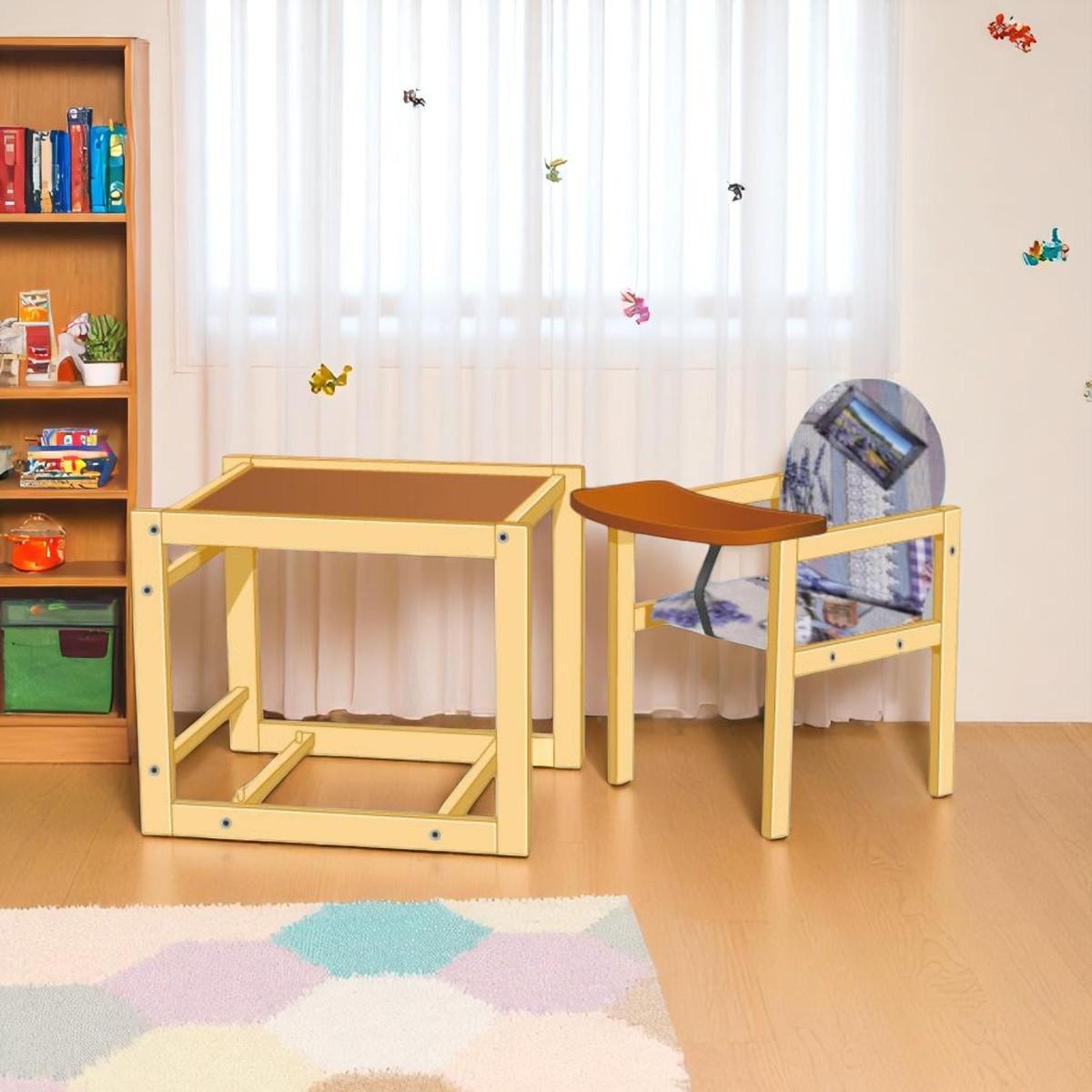 Стільчик для годування Мася Абстракція серця Фіолетовий (№1121) - фото 6 Стільчик для годування Мася Абстракція серця Фіолетовий (№1121) - фото 6