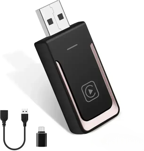 Адаптер беспроводной CarPlay Android Auto Pashlysh Wireless Z2 USB-C USB-A Plug and Plaу (2898569456)