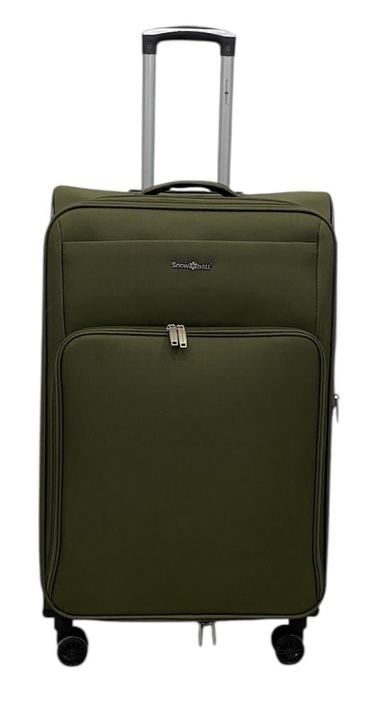 Чемодан большой Snowball 45103 полиэстер L Зеленый