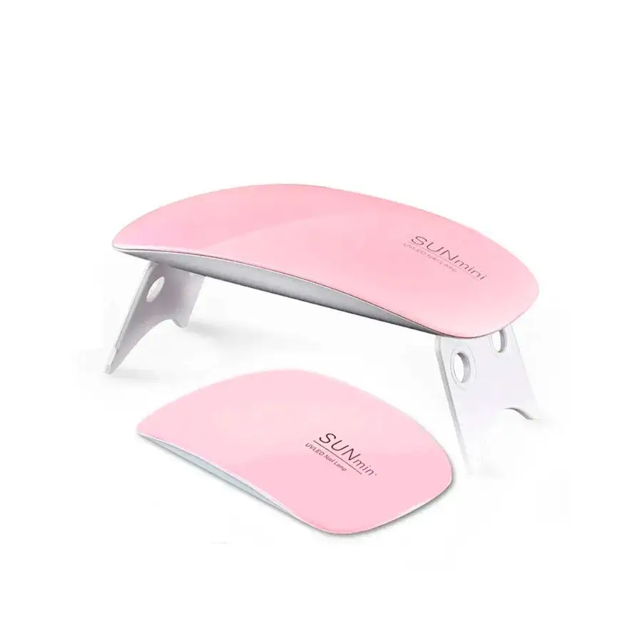Лампа для манікюру SUN Mini UV LED USB 6W для сушіння нігтів Рожевий (d62c5ea4)