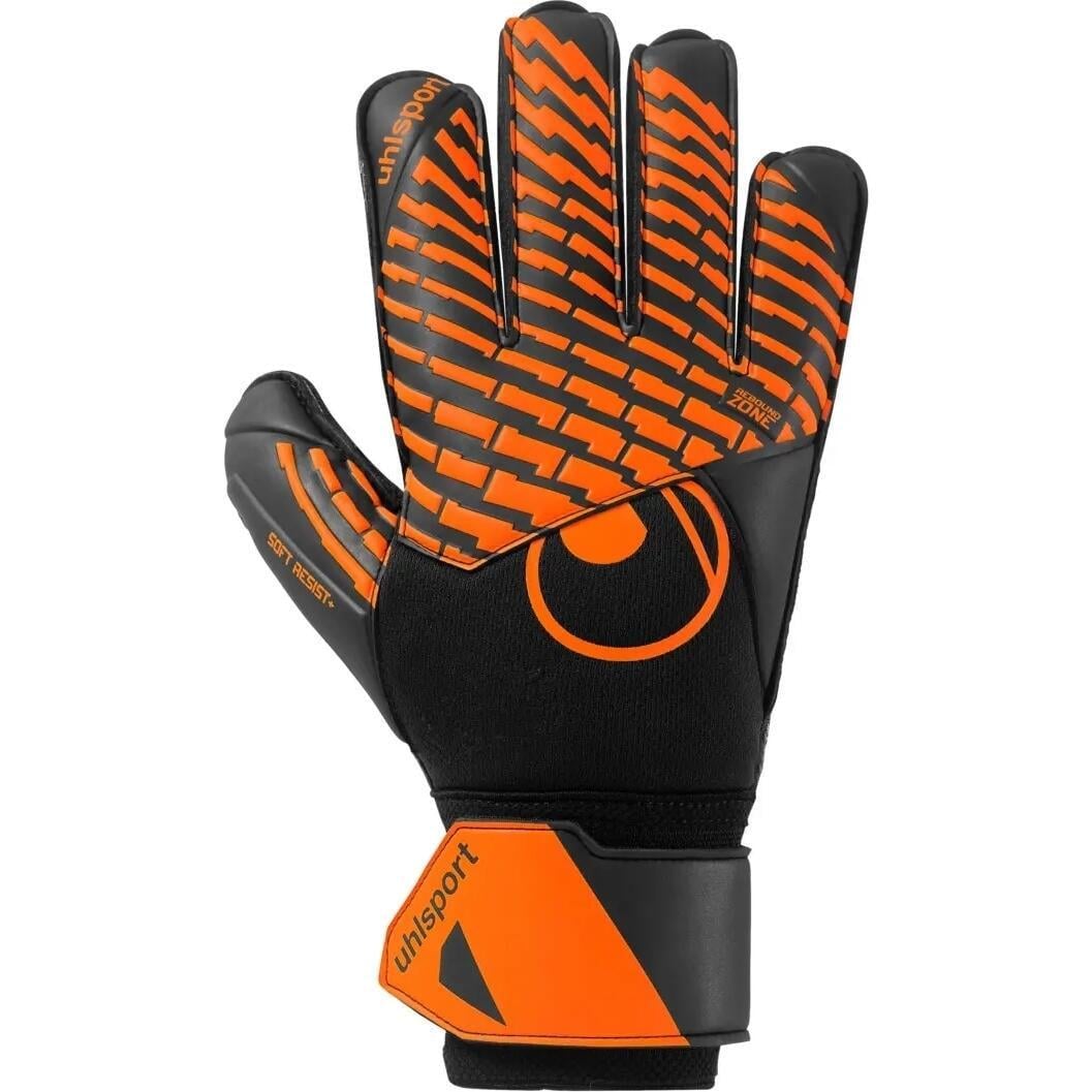 Вратарские перчатки Uhlsport FM SOFT RESIST+ р. 7 Черно-оранжевый (1011390 01)