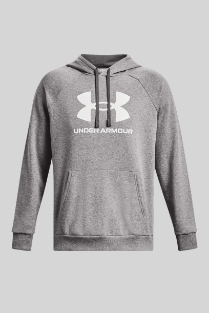 Кофта мужская Under Armour Rival Fleece Logo Hd M Серый (1379758-025)