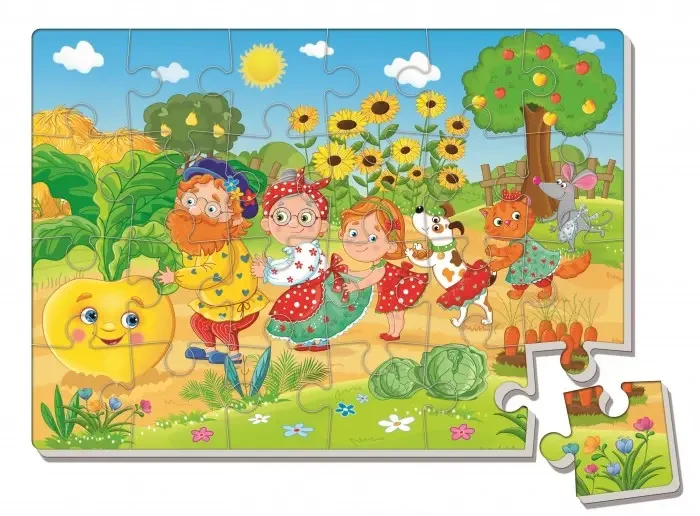 Пазли м'які Vladi Toys А4 Малюк зможе Ріпка (VT1102-28) Пазли м'які Vladi Toys А4 Малюк зможе Ріпка (VT1102-28)