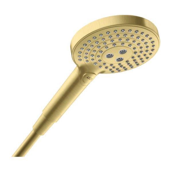 Лейка для душа Axor 3jet 120 мм Brushed brass (26050950)