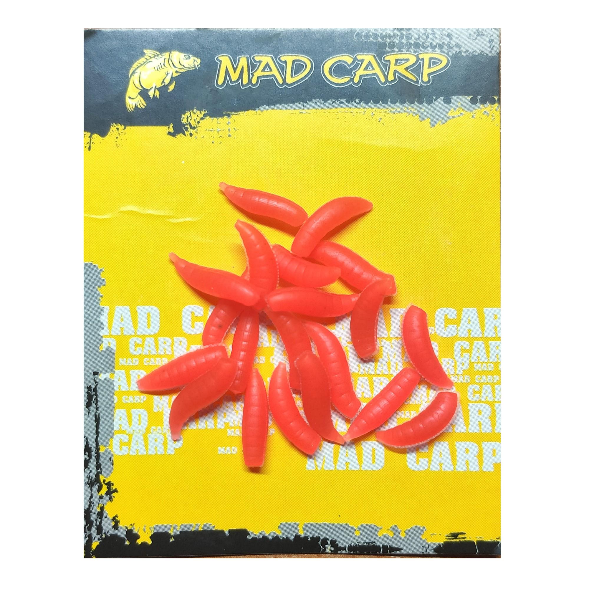 Силіконовий опариш Mad Carp 14x4 мм 20 шт. Рожевий