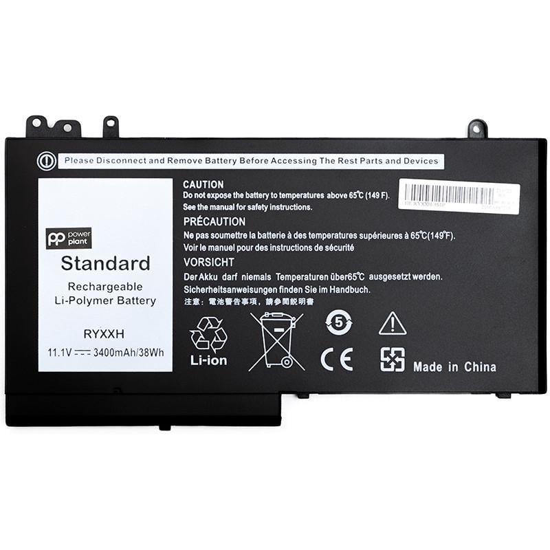 Аккумулятор Power для ноутбуков DELL Latitude 12 5000 RYXXH 11,1V 3400mAh