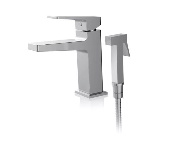 Смеситель для умывальника FAOP с гигиеническим душем A1009-1 (1044723)