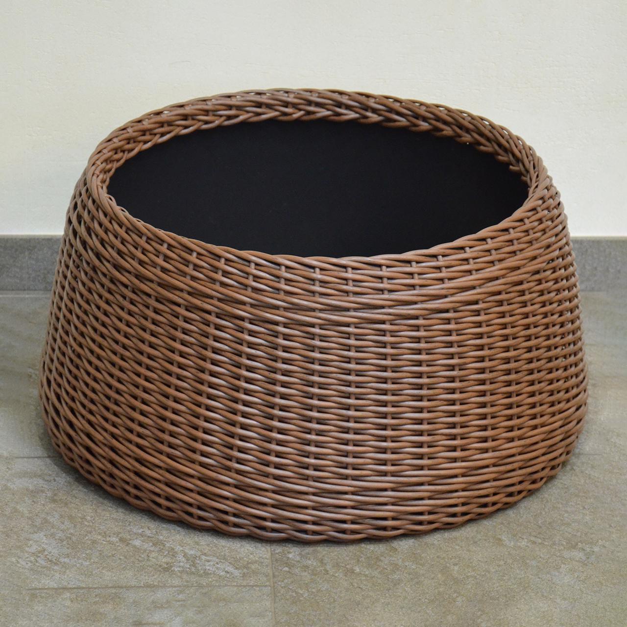 Подставка-юбка под елку плетеная из шт.учного ротанга/ручной работы M Молочный шоколад (23380182) - фото 2 Подставка-юбка под елку плетеная из шт.учного ротанга/ручной работы M Молочный шоколад (23380182) - фото 2