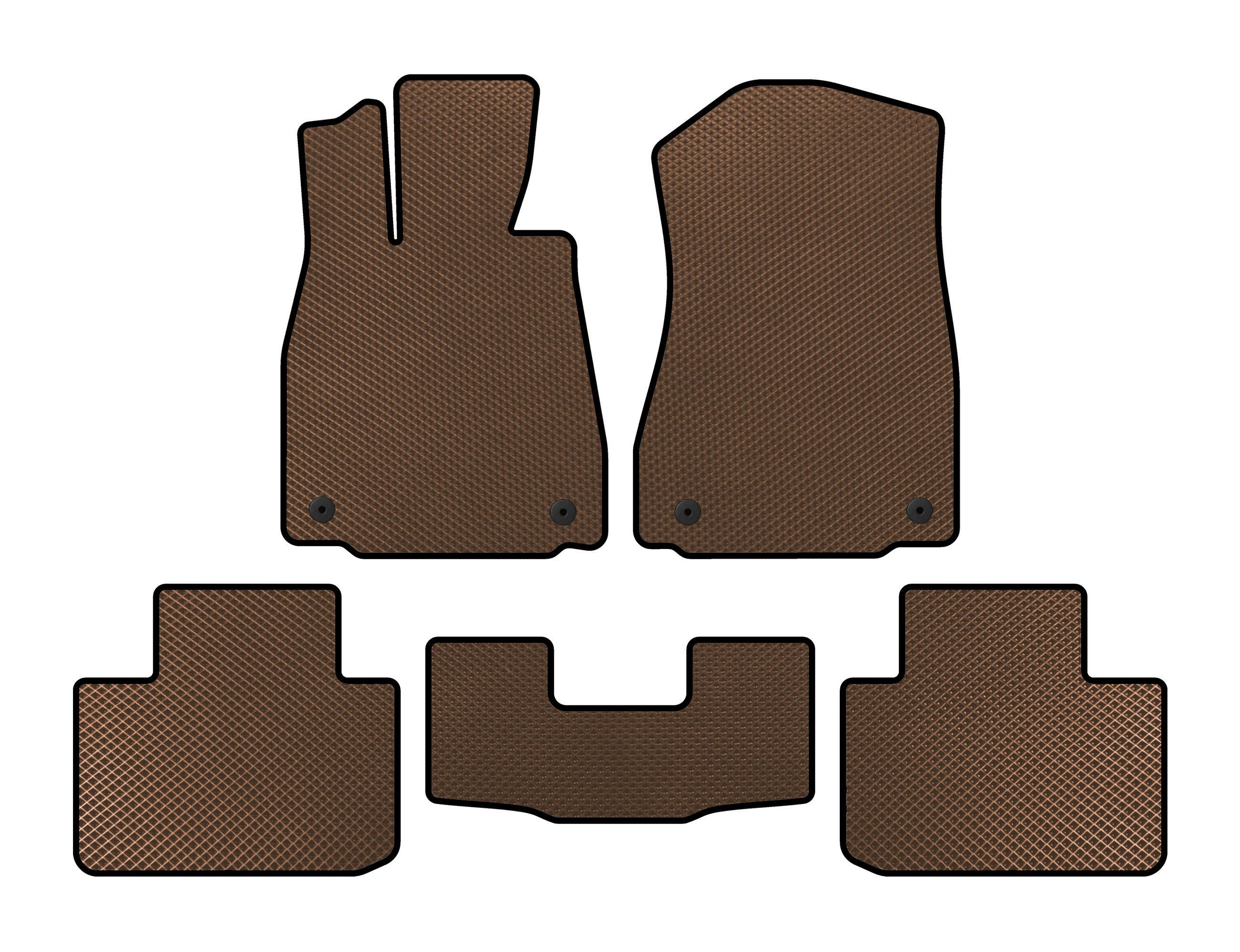 Коврики EVA Digital Designs для Lexus IS 2013- гг. Коричневый (141768)