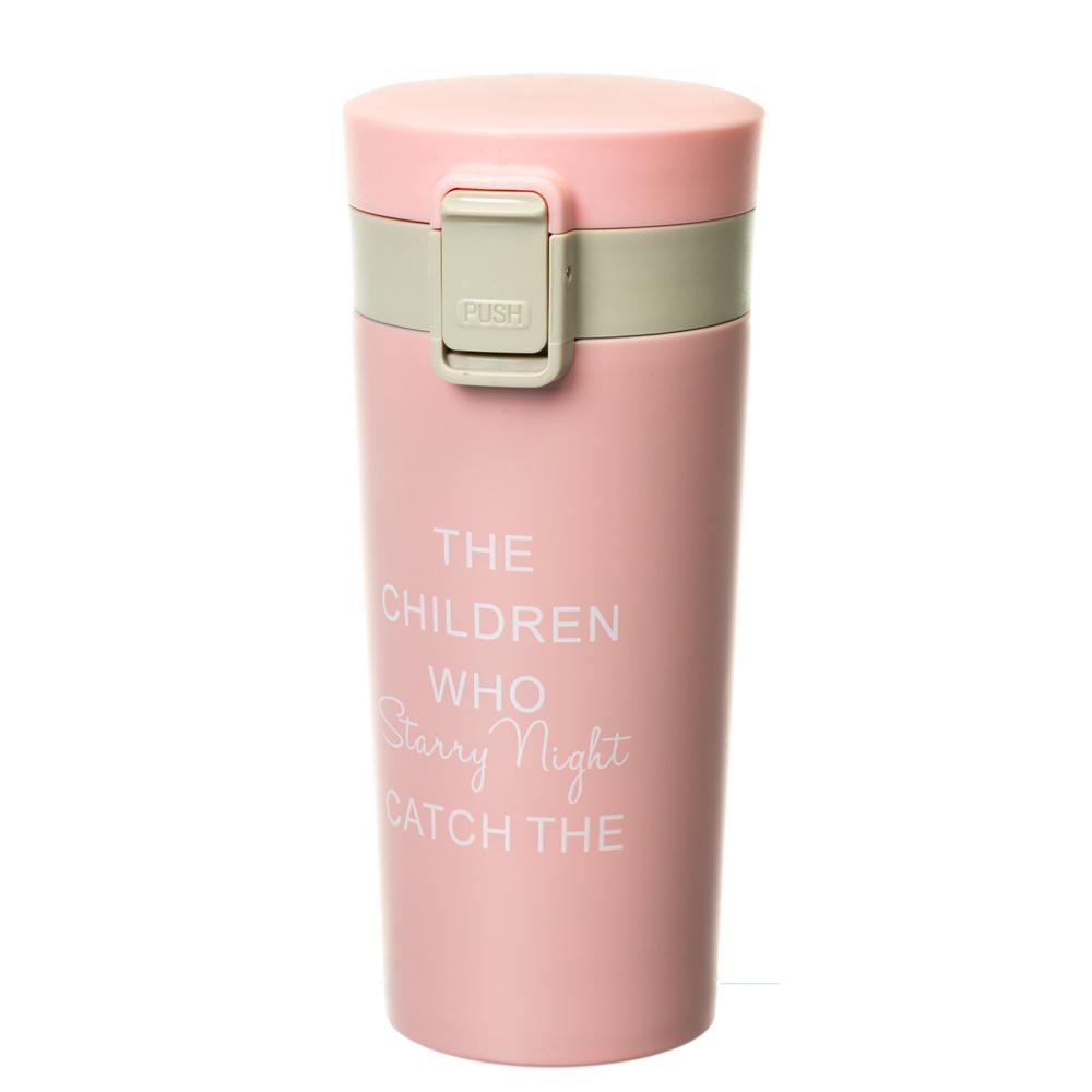 Термос Elisey Мокко 380 мл Розовый (8713-002) - фото 1