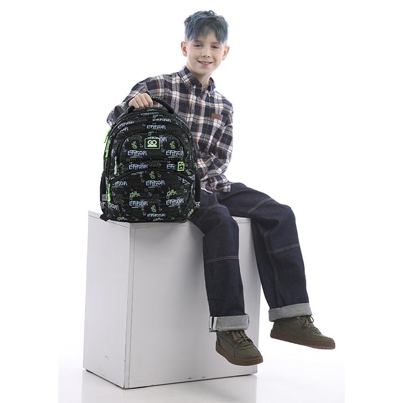 Школьный рюкзак GoPack Education GO25-175M-7 Error с анатомической спинкой (995128) - фото 7 Школьный рюкзак GoPack Education GO25-175M-7 Error с анатомической спинкой (995128) - фото 7