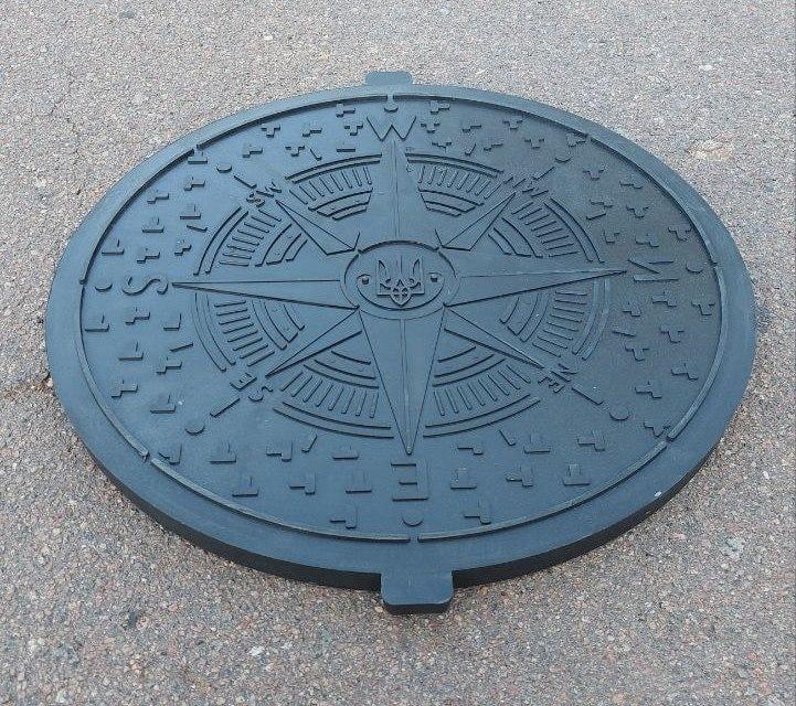 Крышка люка канализационного Войс Украина 1 т Черный (voys07) - фото 5 Крышка люка канализационного Войс Украина 1 т Черный (voys07) - фото 5
