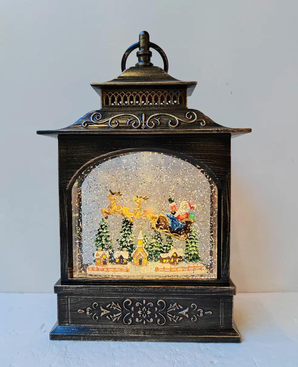 Фонарь новогодний с Санта Клаусом XMAS WDL-23016B 10087 (31457798)