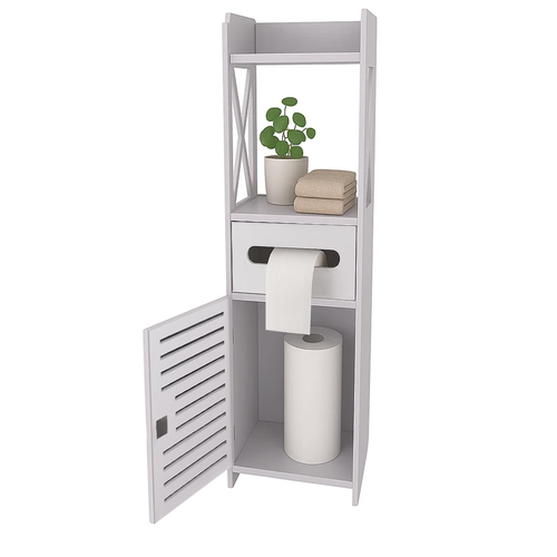 Шкаф для ванной комнаты с замком Белый (25763)