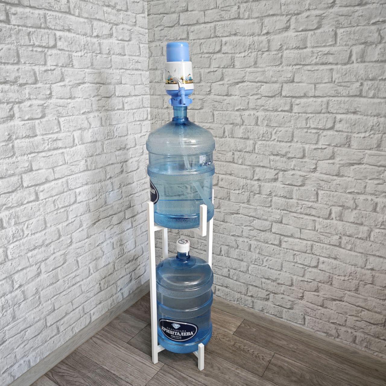 Подставка для бутылей воды 19 л Krei Орион Н 780 мм Белый (ПВ4001.1) - фото 2 Подставка для бутылей воды 19 л Krei Орион Н 780 мм Белый (ПВ4001.1) - фото 2