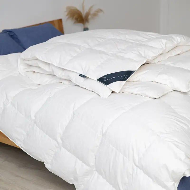 Ковдра зимова касетна ТЕП з натуральним пухом 1100 г/кв. м євро 200x220 см Білий (12140200220)