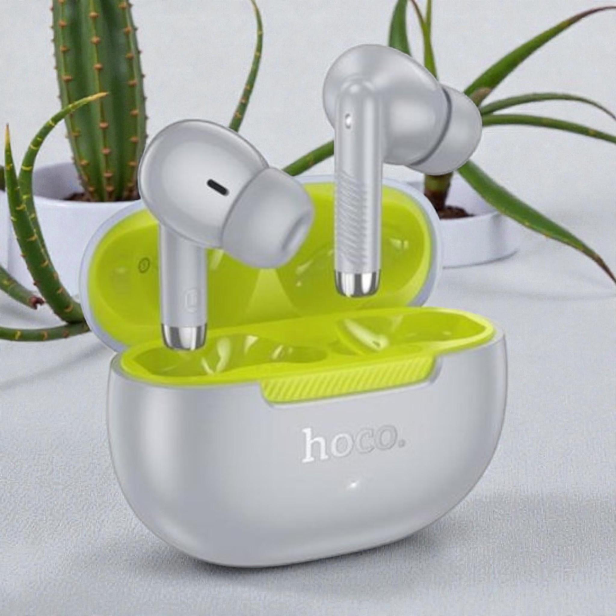 Наушники беспроводные TWS Hoco EQ24Gray Lake Estrella Wireless BT headset (30681556) - фото 4 Наушники беспроводные TWS Hoco EQ24Gray Lake Estrella Wireless BT headset (30681556) - фото 4