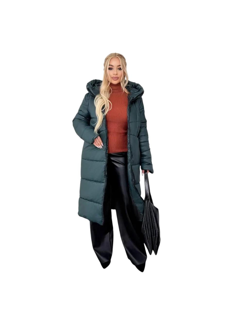 Пуховик женский зимний удлиненный до -20°С батал 2XL-3XL Изумрудный (OV-1099SM-2XL-3XL) Пуховик женский зимний удлиненный до -20°С батал 2XL-3XL Изумрудный (OV-1099SM-2XL-3XL)