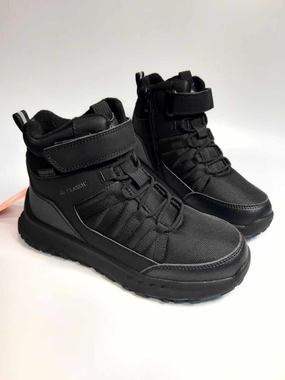 Ботинки зимние Bi&Ki для девочки р. 41 26,8 см Черный (60151 A black)