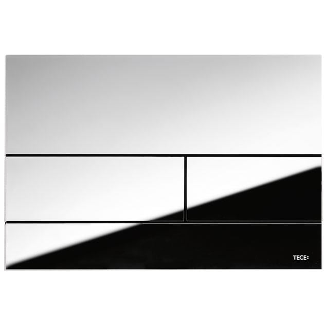 Панель смыва с двумя клавишами TECE для унитаза TECEsquare II металл Хром глянцевый (9240831)