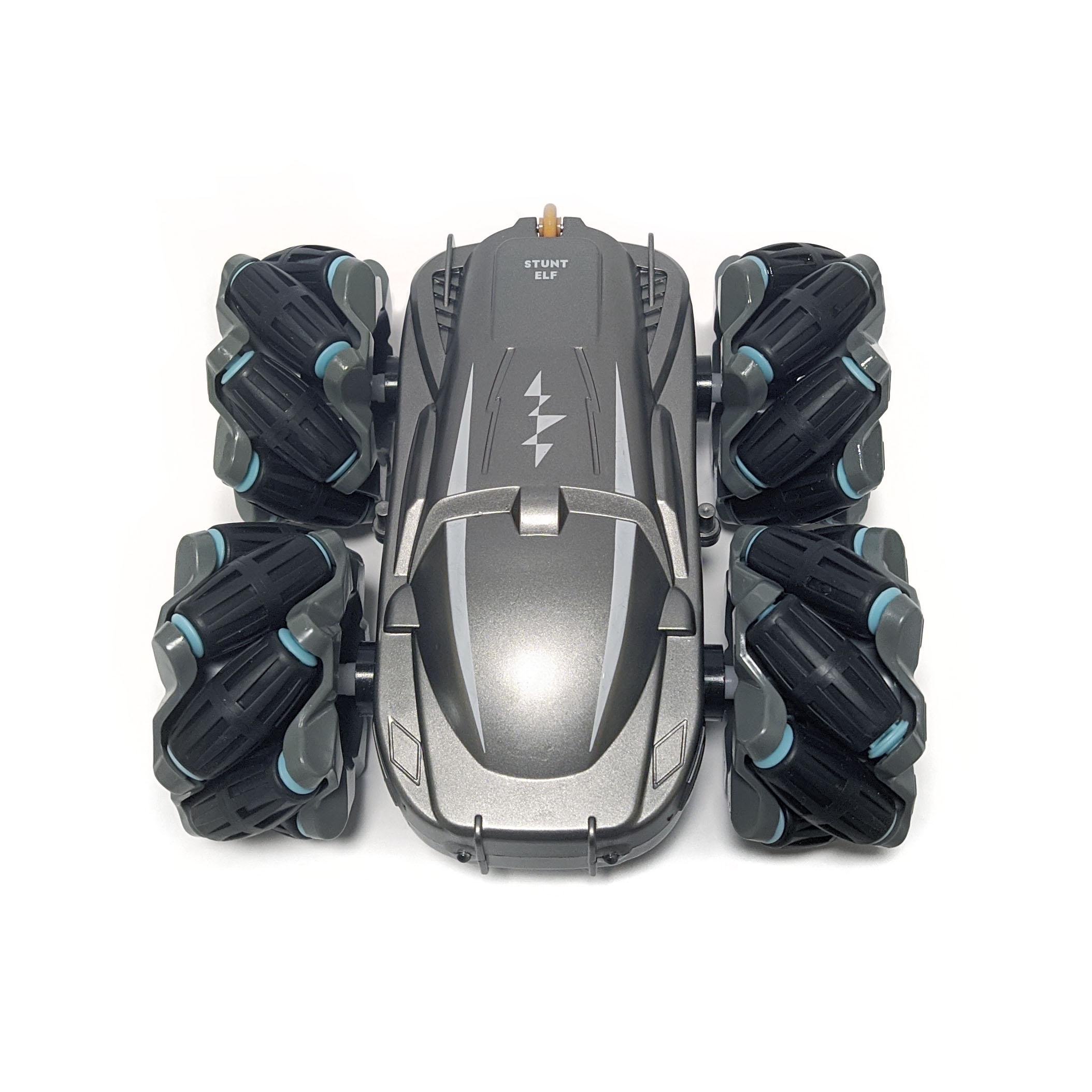 Трюковая машинка перевертыш 15 см JZL сенсорный пульт Серый (04921s) - фото 5 Трюковая машинка перевертыш 15 см JZL сенсорный пульт Серый (04921s) - фото 5