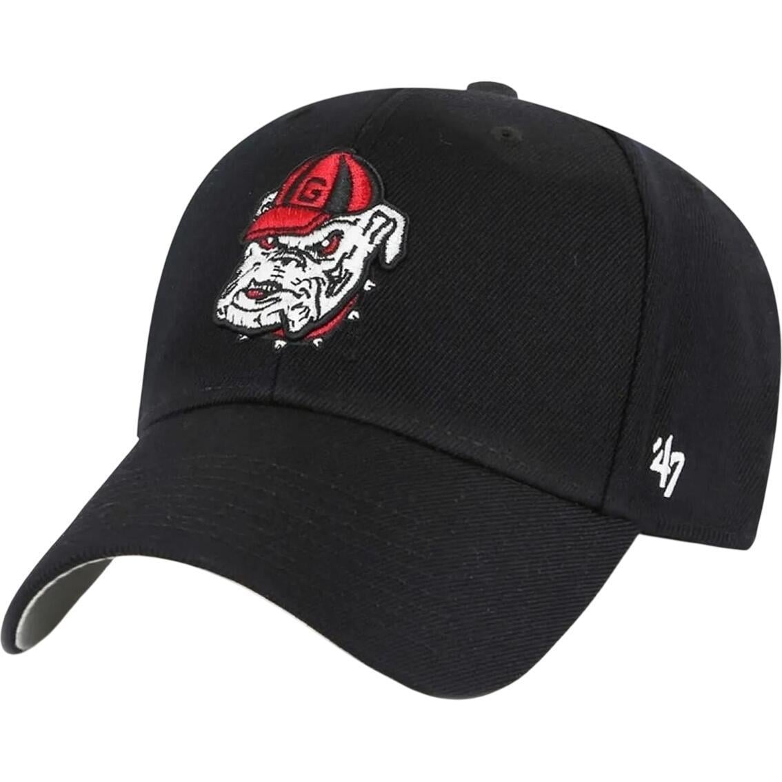 Кепка 47 Brand GEORGIA BULLDOGS MVP MVP1099WBV-BK Черно-белый (62715)