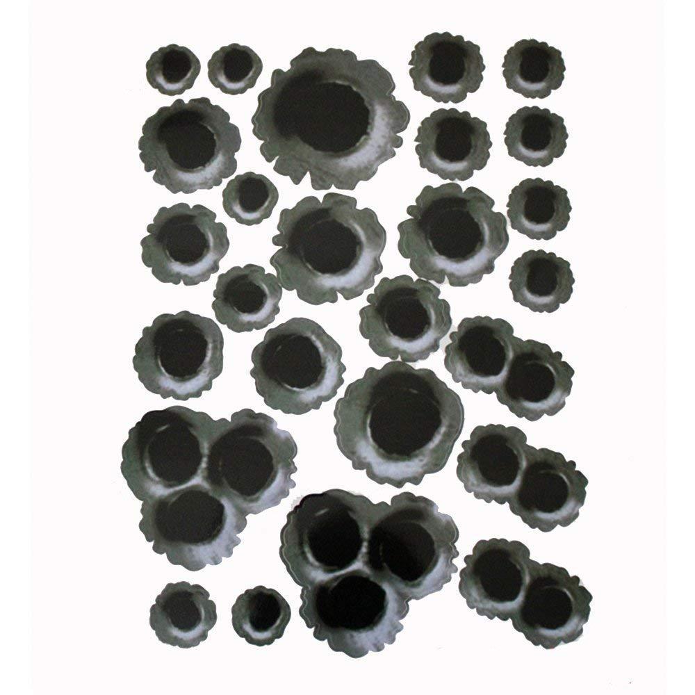 Наклейки 3D для автомобиля Дырки от шаров 26 шт. (287186)