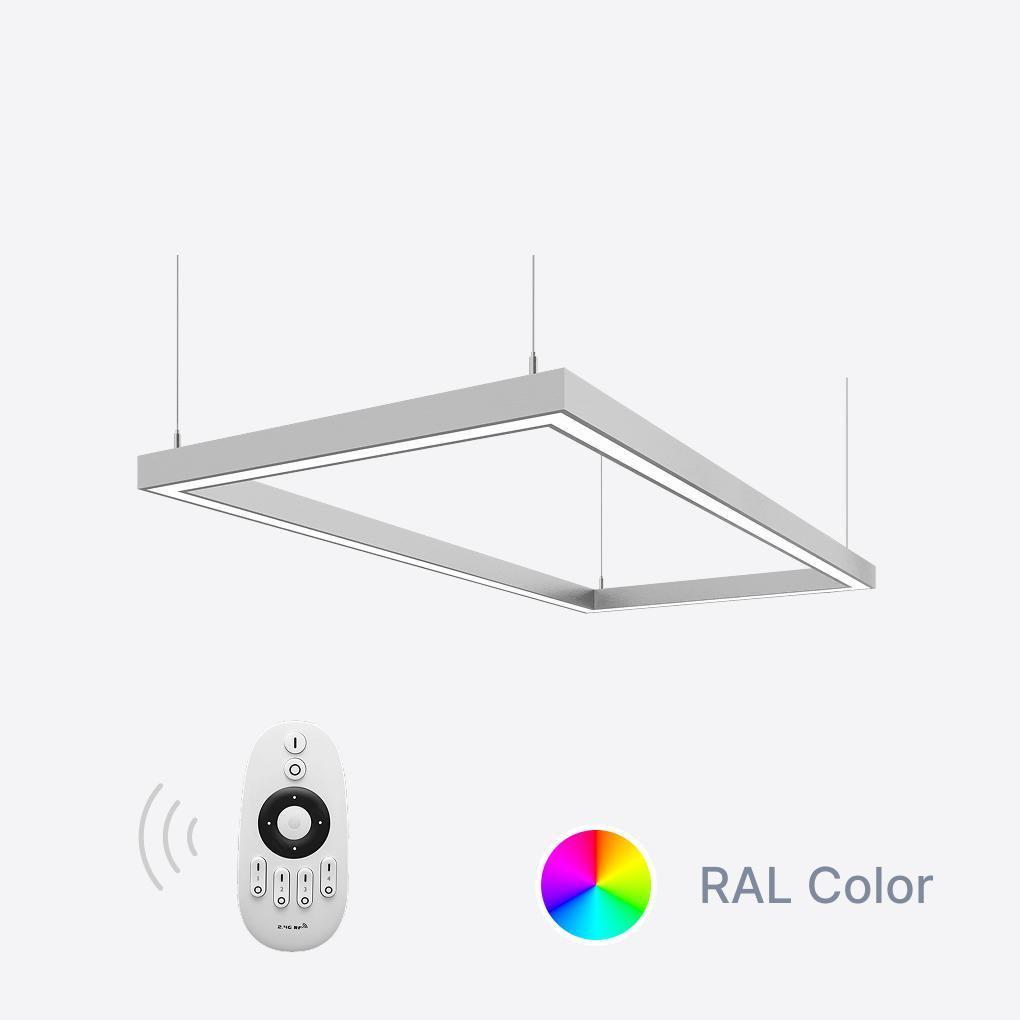 Светильник светодиодный X-LED дымчатый 180 Вт прямоугольник 1240x640x43 мм (LSNP-180dc) - фото 2 Светильник светодиодный X-LED дымчатый 180 Вт прямоугольник 1240x640x43 мм (LSNP-180dc) - фото 2
