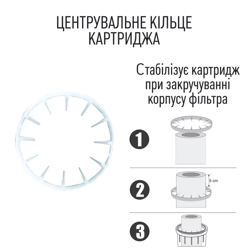 Фільтр магістральний для очищення води SANTAN Atlantic 3PS корпус та сітка/кріплення 1/2" (115113) - фото 6