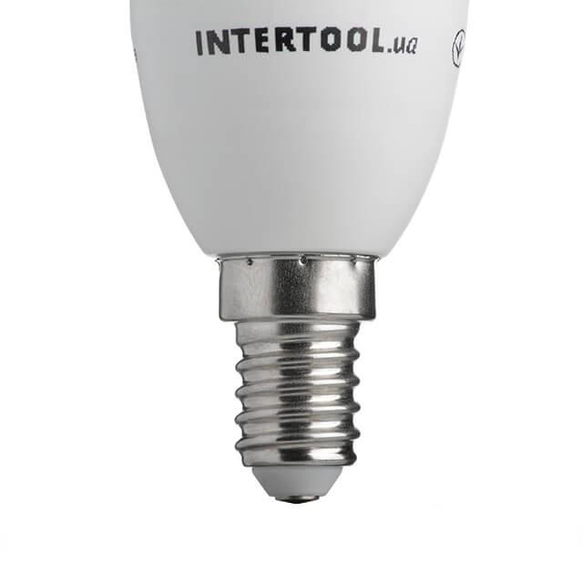 Лампа светодиодная Intertool LL-0152 C37/E14/5 Вт/150-300 В/4000 K/30000 г (129400) - фото 4