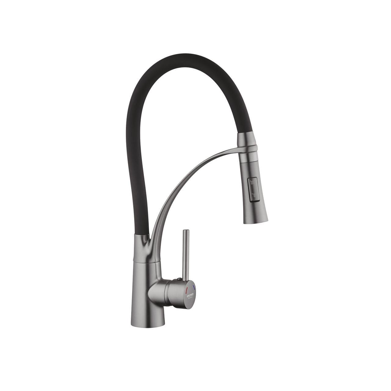 Змішувач для кухні Kroner KRP Ersel GRP03393BLK