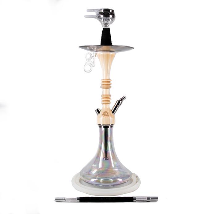 Кальян AMY Deluxe 081.01R Wooky на 1 персону 75 см Білий (827352337)