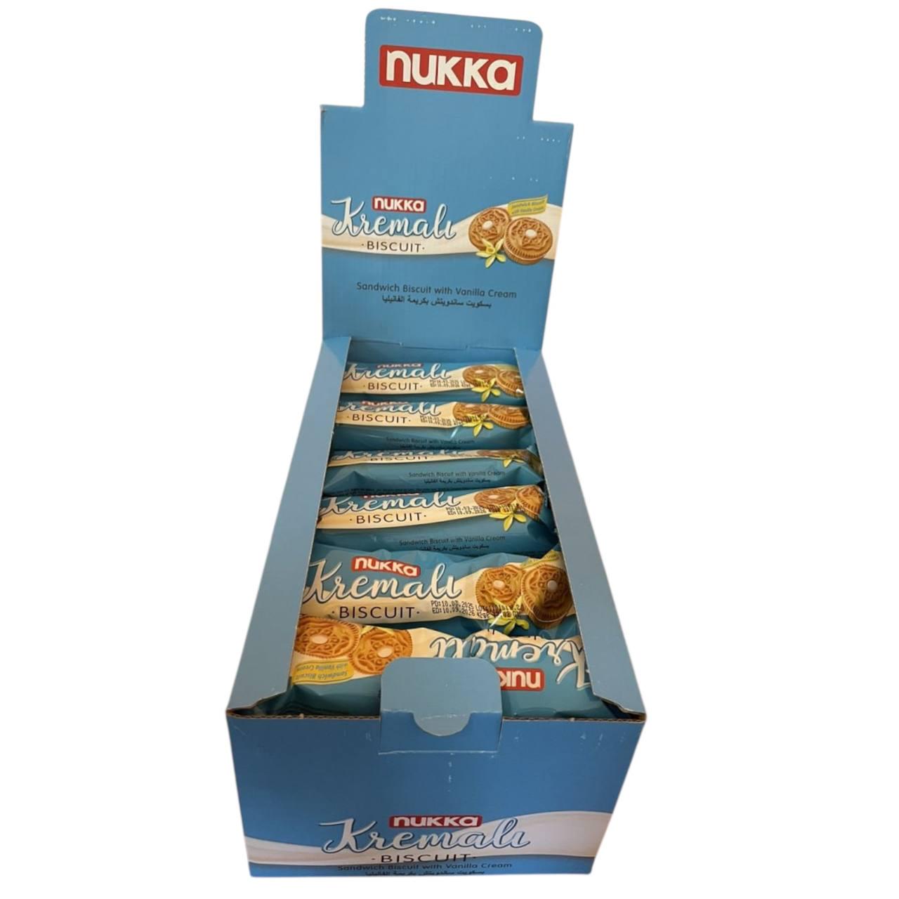 Печенье-сэндвич Nukka Vanilla Cream Ваниль 24 шт. 42 г (00000006460)