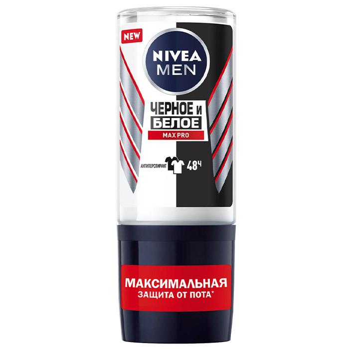 Антиперспірант Nivea Men Чорне та біле Max pro 50 мл (1645524514)