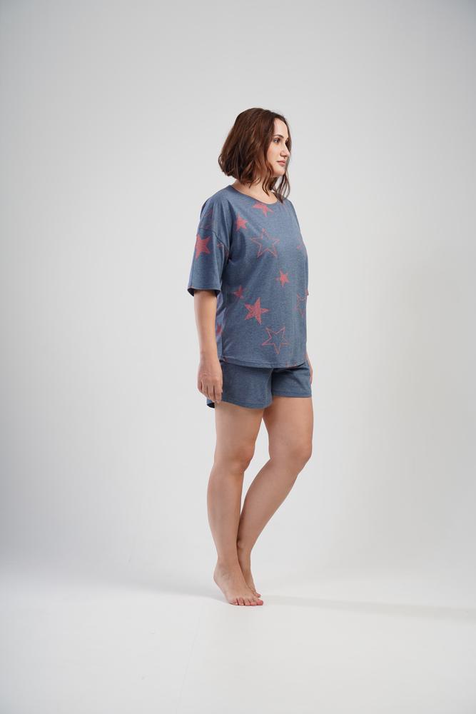 Піжама Vienetta 110025x50 жіноча 2XL Синій - фото 4 Піжама Vienetta 110025x50 жіноча 2XL Синій - фото 4