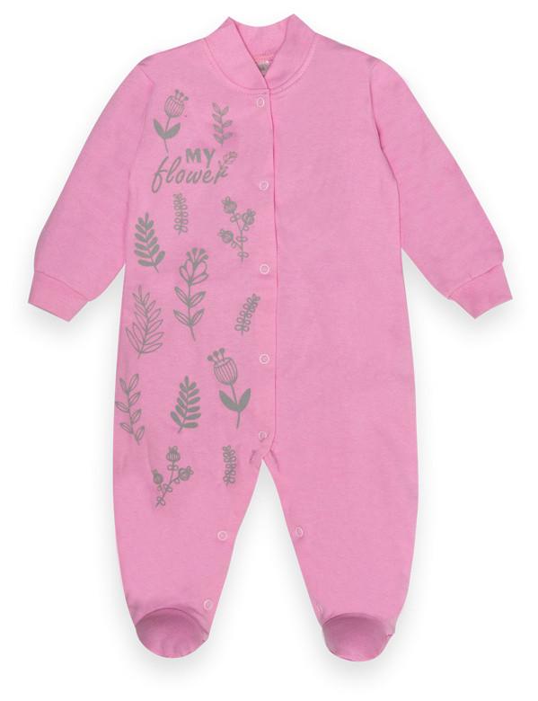 Комбинезон детский хлопковый для девочки Gabbi KB-22-2-10 74 см Розовый (13291)