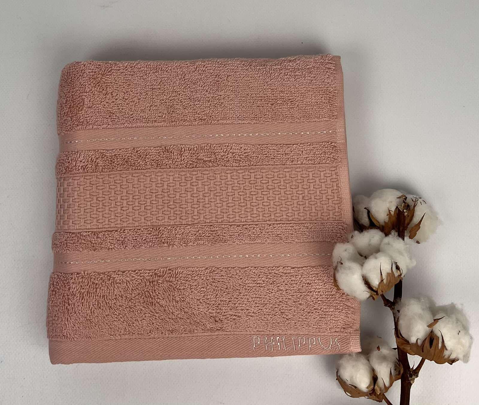 Полотенце Philippus Collesium Cotton Melissa ЕA055 50x90 см Персиковый (CN31877)