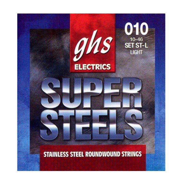 Струны для электрогитары GHS Super Steels ST-L 10-46 (113353)